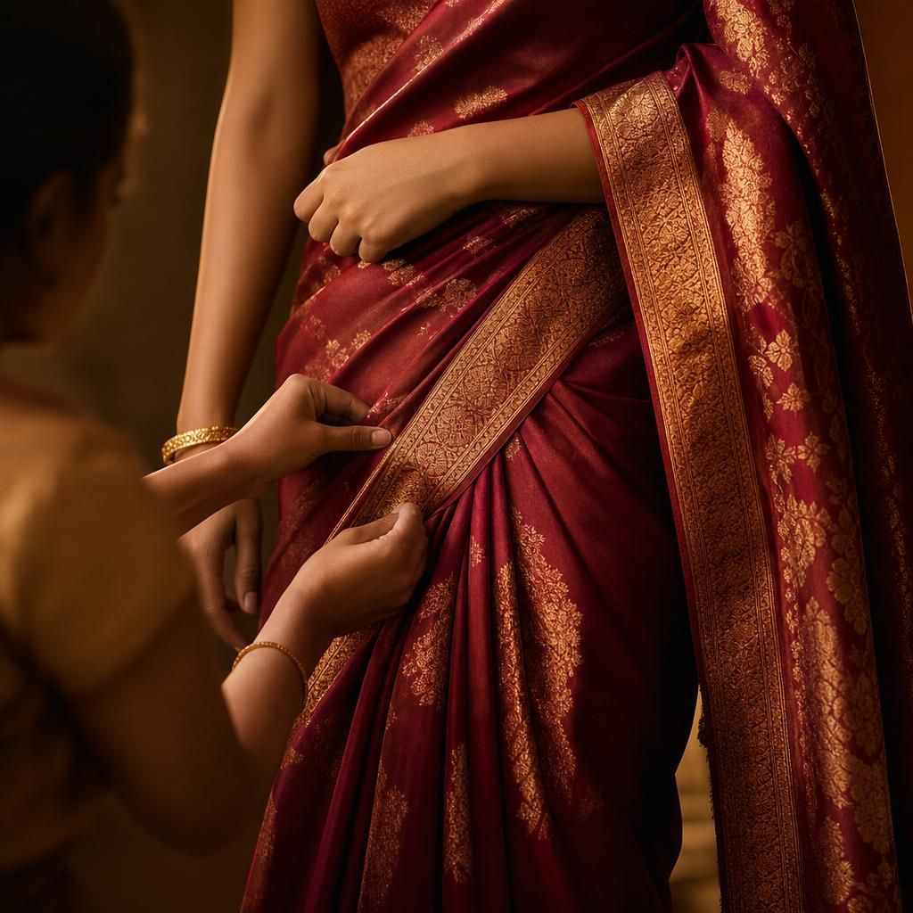 Sari Draping in Singapore