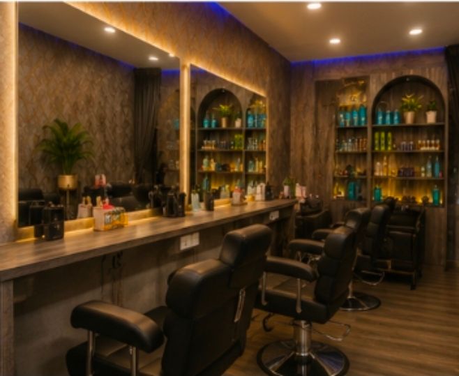 Styling area at Bellissimo Sorelle salon