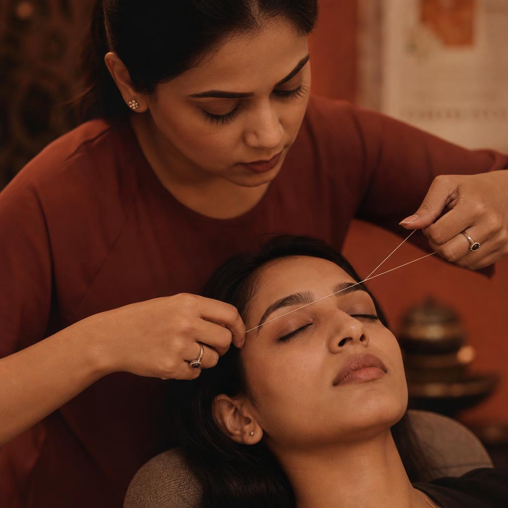 Eyebrow Threading