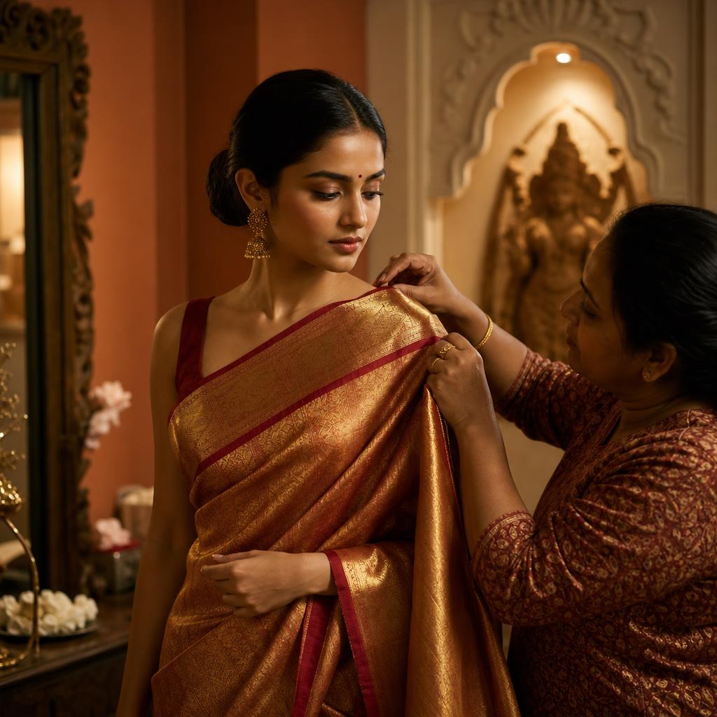 Sari Draping